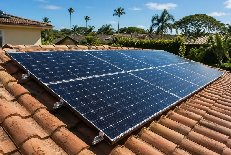 Installation de panneaux solaires à Lasalle